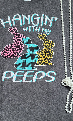 Hanging w/ my peeps short sleeve t-shirt