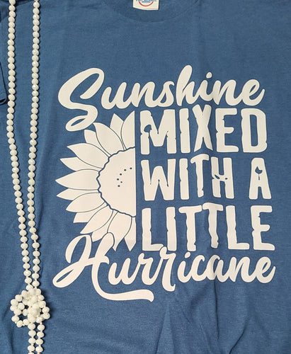 Sunshine mixed w/ hurricane short sleeve t-shirt