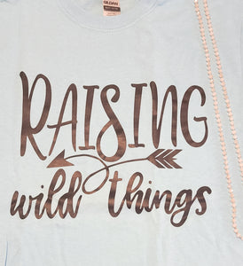 Raising wild things short sleeve t-shirt