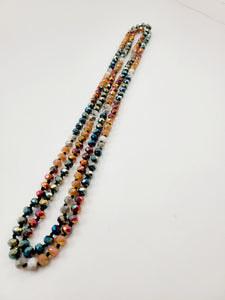 60" 8MM Colorful Beaded Necklace