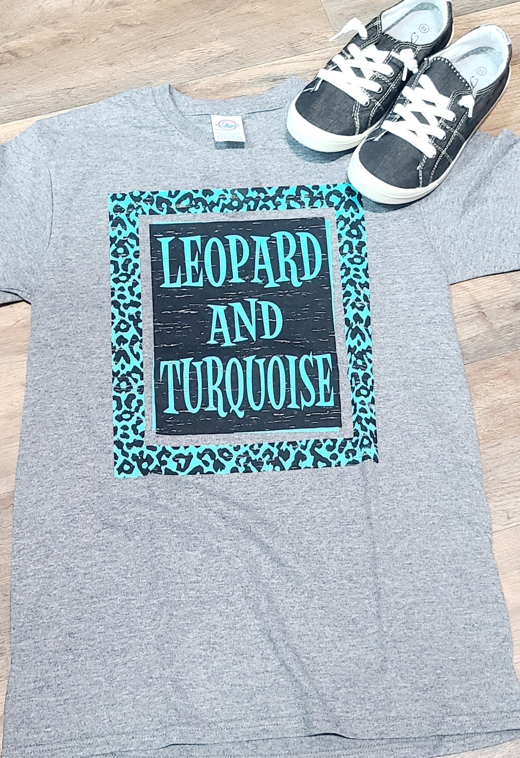 Leopard and Turquoise