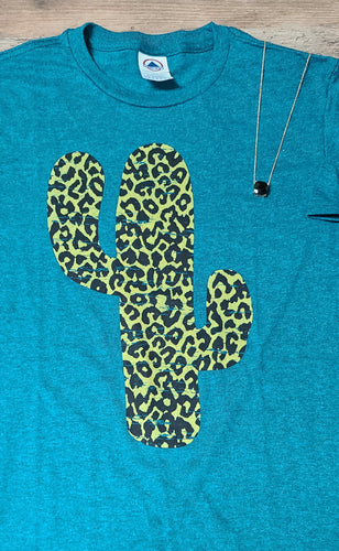 Cactus Leopard T-Shirt