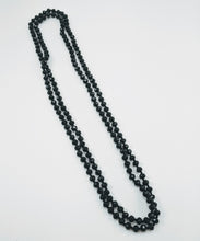 Load image into Gallery viewer, 60&quot; Beaded Necklace 8MM Beads Black