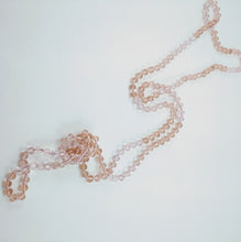 Load image into Gallery viewer, 60&quot; 8MM Beaded Necklace Light Pink